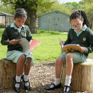 Prep School pupils reading