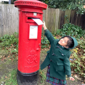Reception letters to Santa 