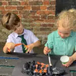 Reception pupils