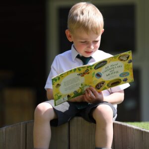 Early Years pupil reading