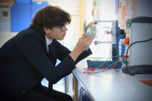 Sixth form students in a Science lesson