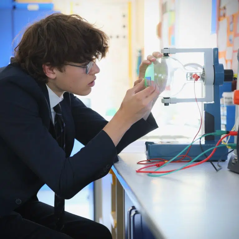 Sixth form students in a Science lesson