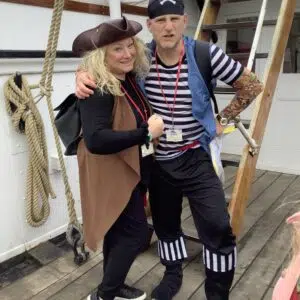 Prep School staff at Chatham dockyard