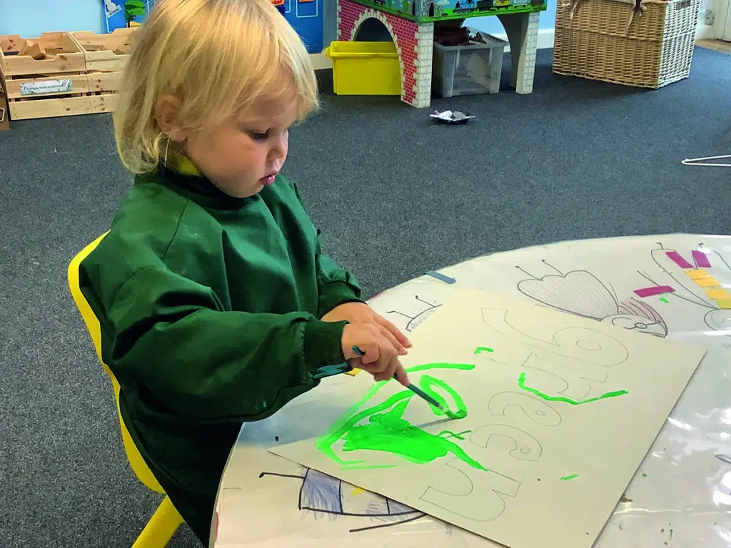 Early Years pupil