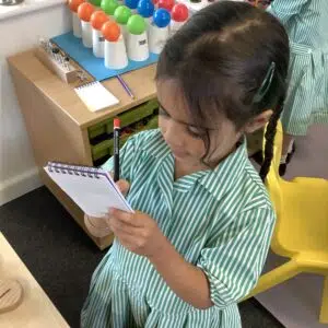 Early Years pupil