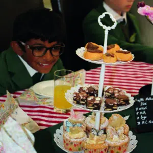 Prep School pupil - afternoon tea with the Head
