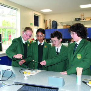 Year 7 pupils Science lesson