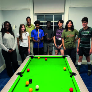 Games room in Wyvern House