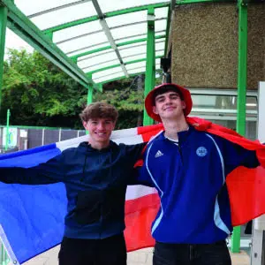 Pupils celebrating culture day