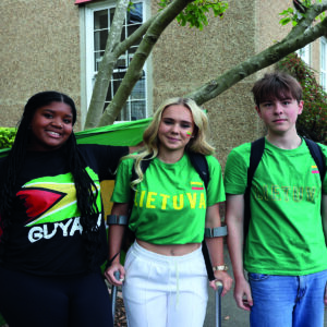 Pupils celebrating culture day