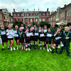 Farringtons School pupils at the Brook Barret Run