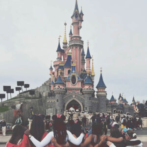 Disney castle with Senior pupils