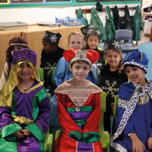 Pupils in the Key Stage 1 Nativity 7