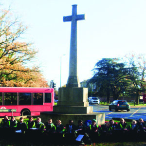 Year 4 pupils on a walk in Chislehurst