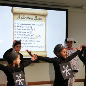 Pupils in the Key Stage 1 Nativity 2
