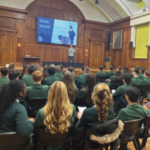 Year 10 pupils in a revision workshop