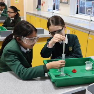 Prep School pupil Science lesson