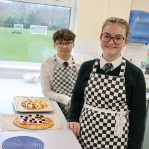 Senior School pupils in a Food & Nutrition lesson