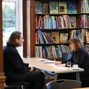 Sixth Form student in a mock interview