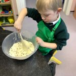 Early Years child baking