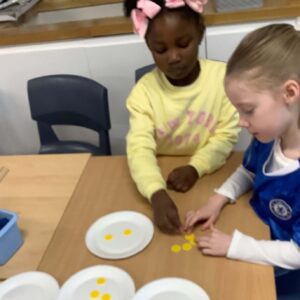Prep School pupils on numbers day