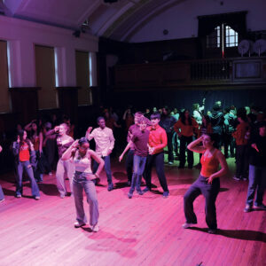 Senior School pupils at the Danceathon