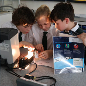 Year 6 pupils in a Science lesson