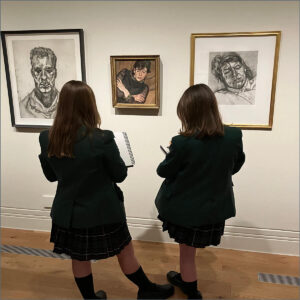 Year 10 pupils visiting the National Portrait Gallery