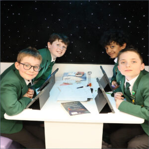 Pupils participating in the National Science Quiz