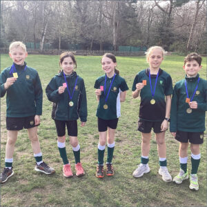 Prep School pupil at Cross Country