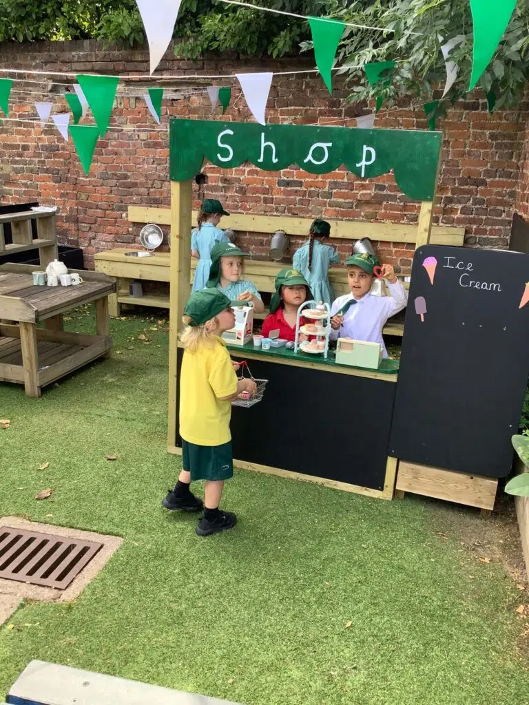 Early Years pupils role play activities