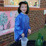 Early Years pupil water play