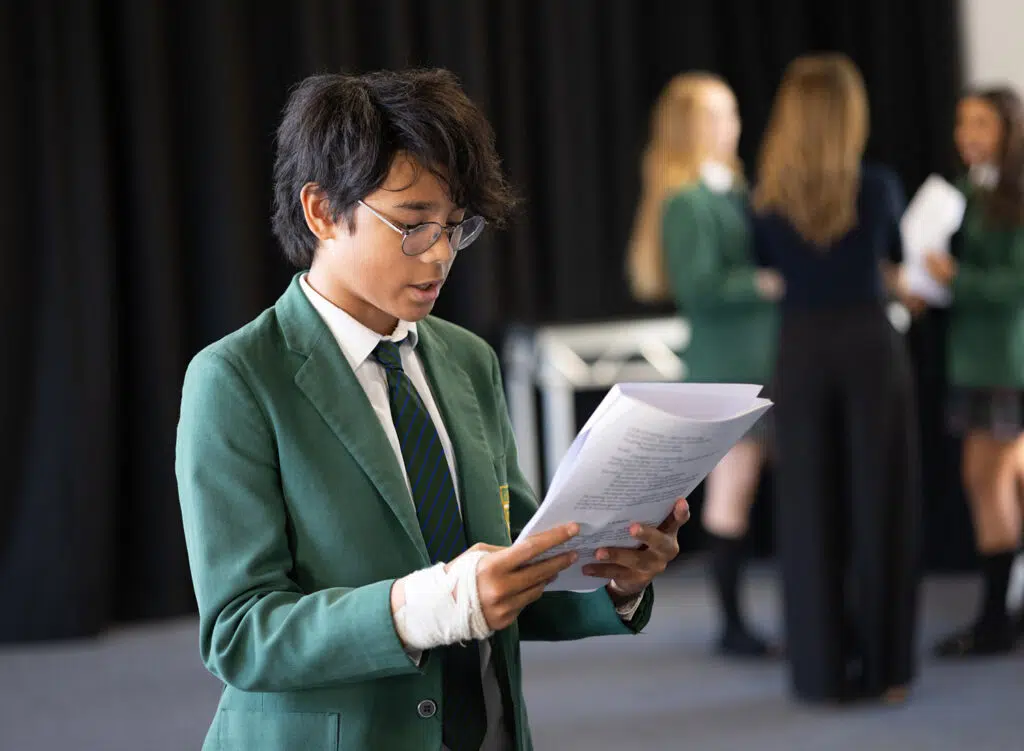 Senior School pupil in Drama