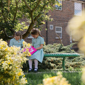 Prep School Pupils Reading